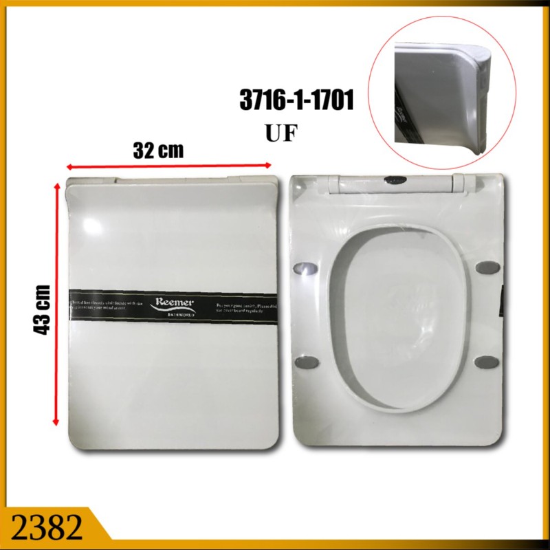 SEAT COVER UF SQ 32/43 CM (2382)
